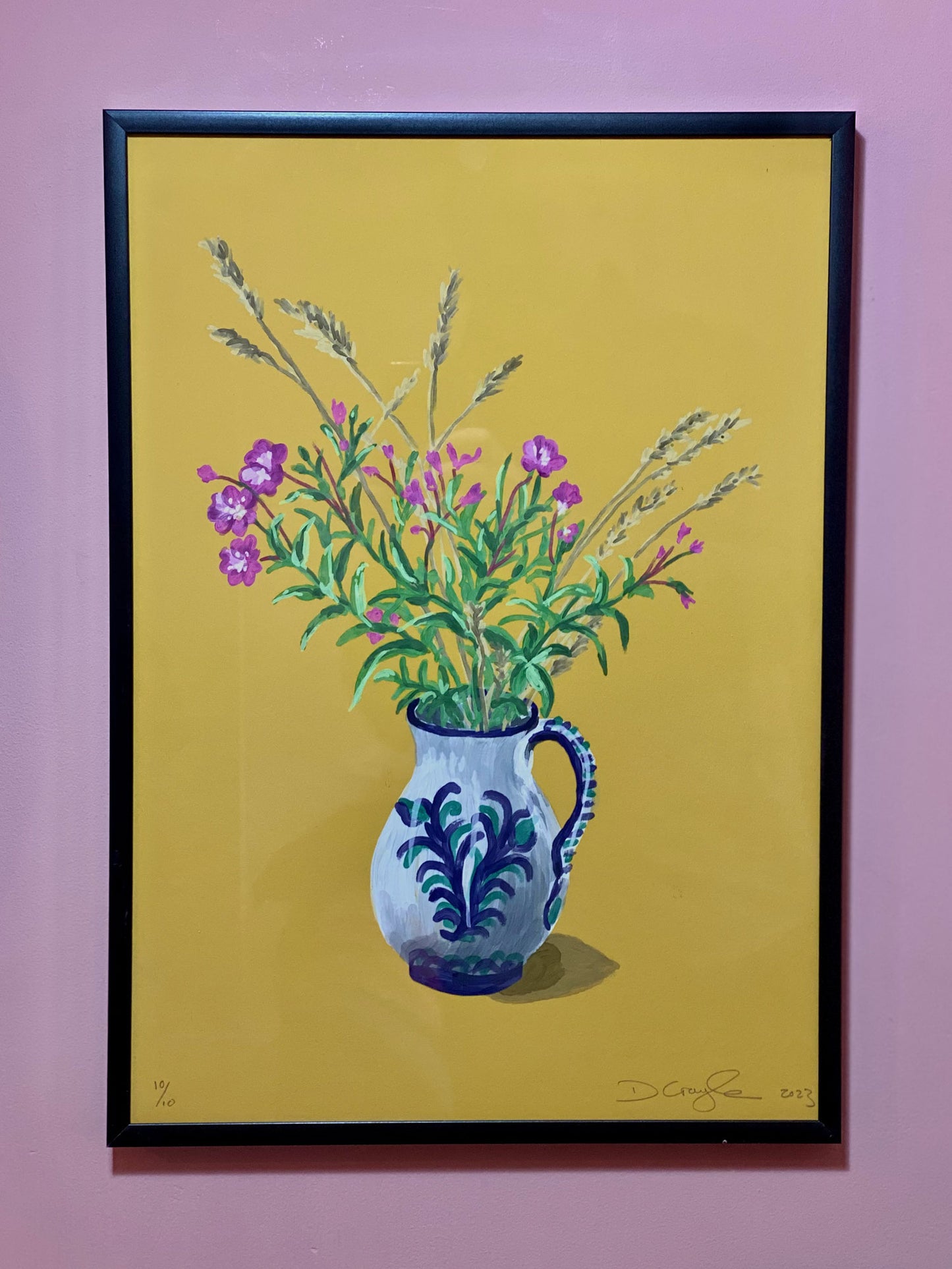 Wild Flower Floral Painting Limited Edition Art Gicleé Print