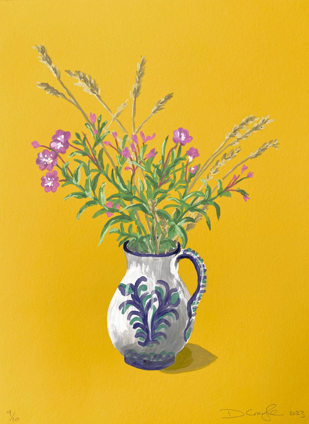 Wild Flower Floral Painting Limited Edition Art Gicleé Print