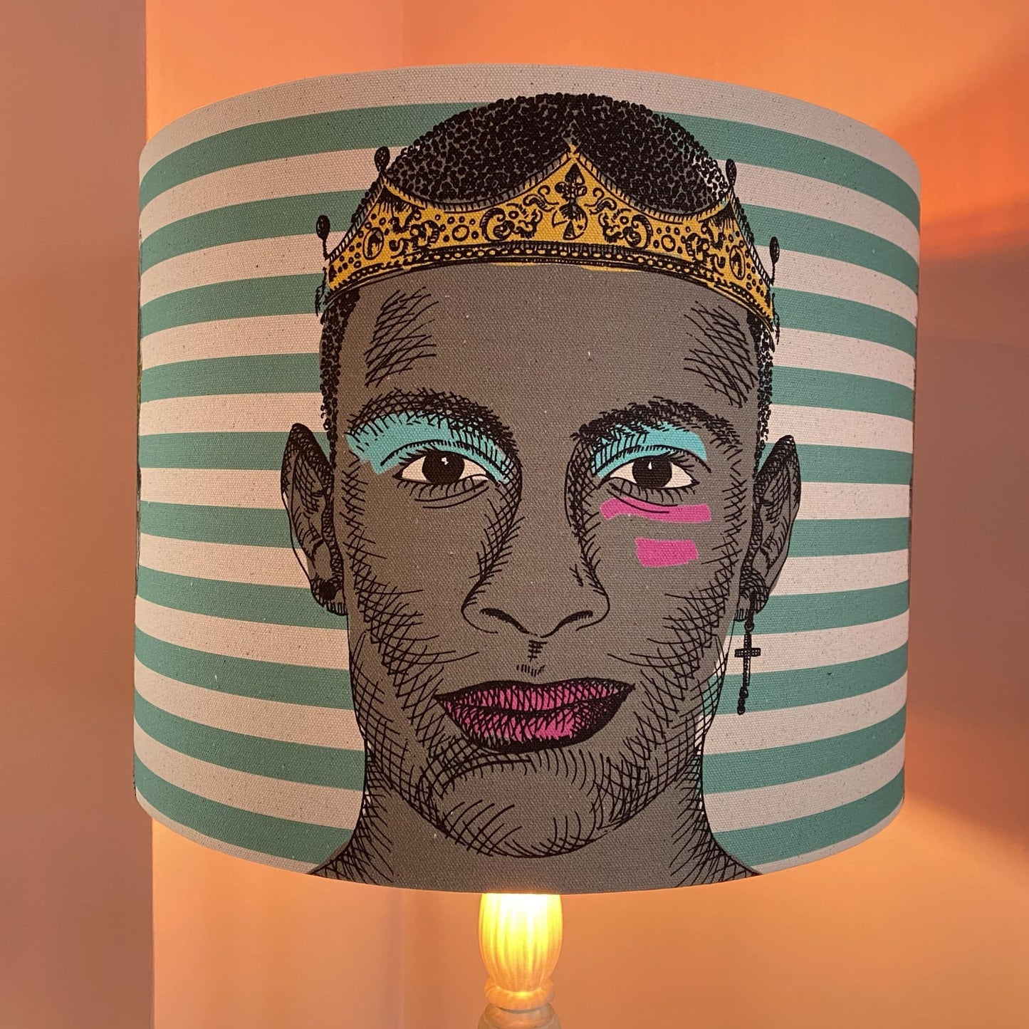 Alter Ego - Face Drum Lamp shade