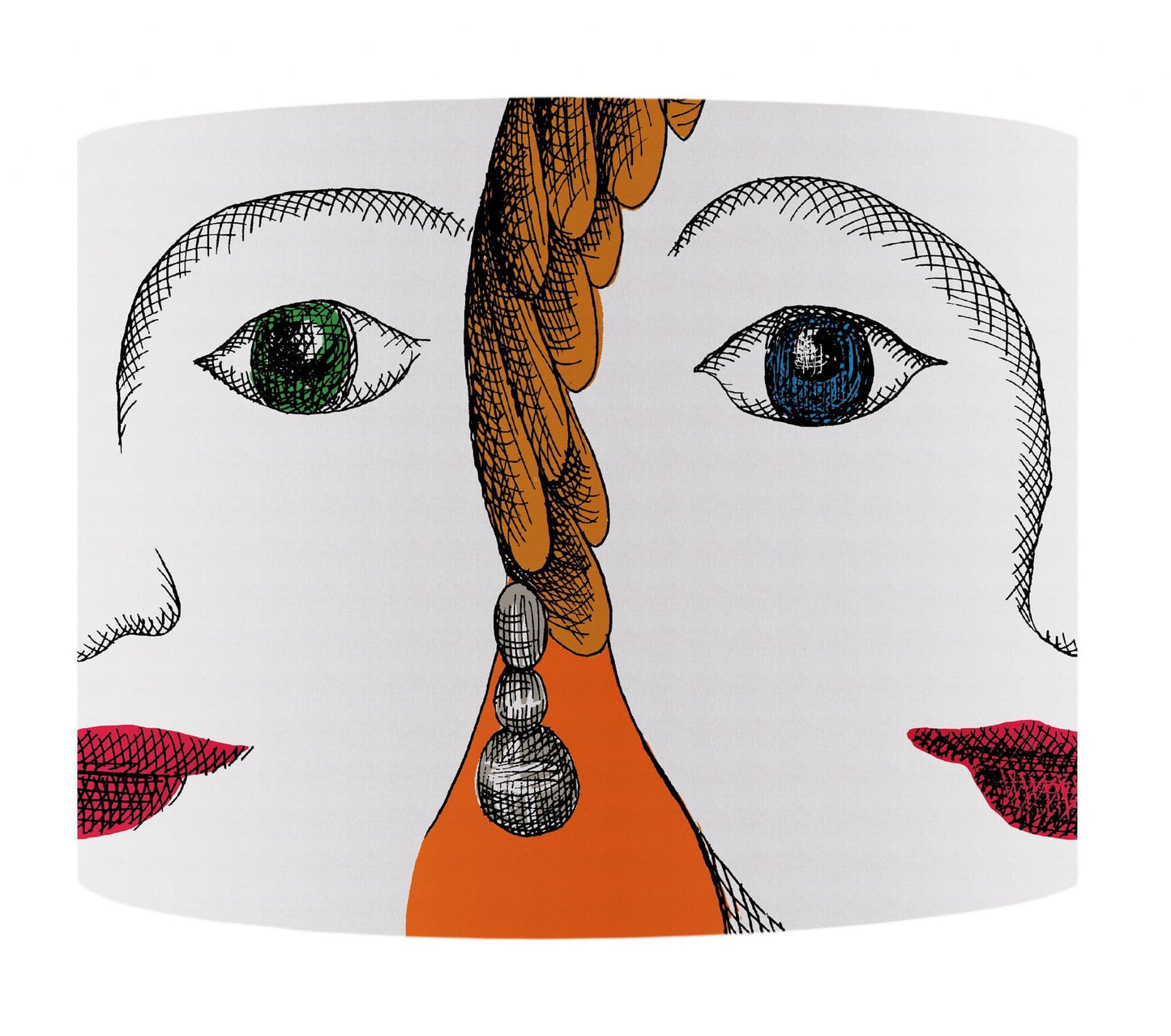 Ego - Face Drum Lamp shade