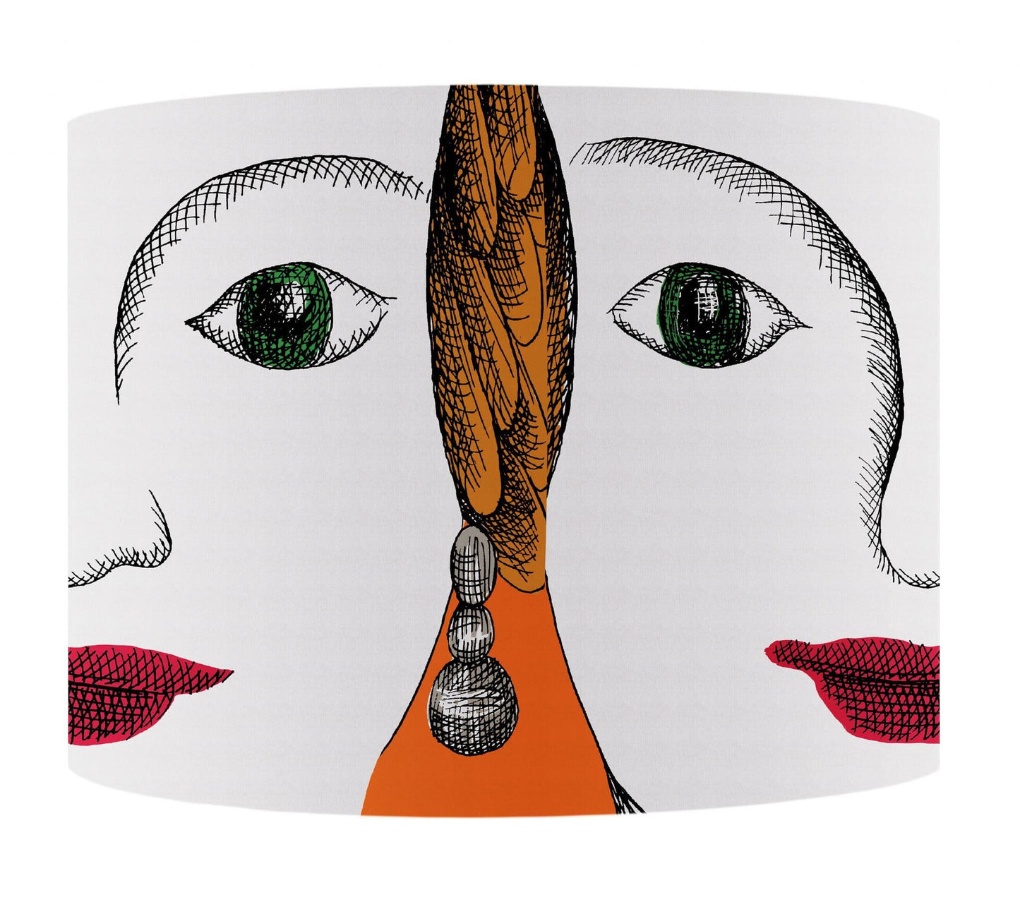 Ego - Face Drum Lamp shade