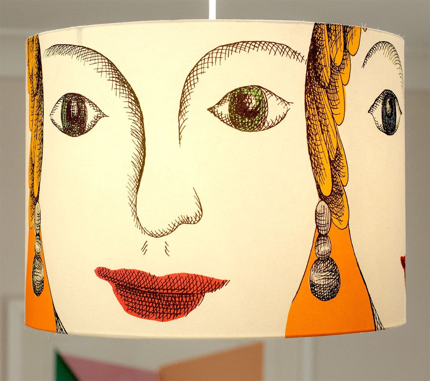 Ego - Face Drum Lamp shade