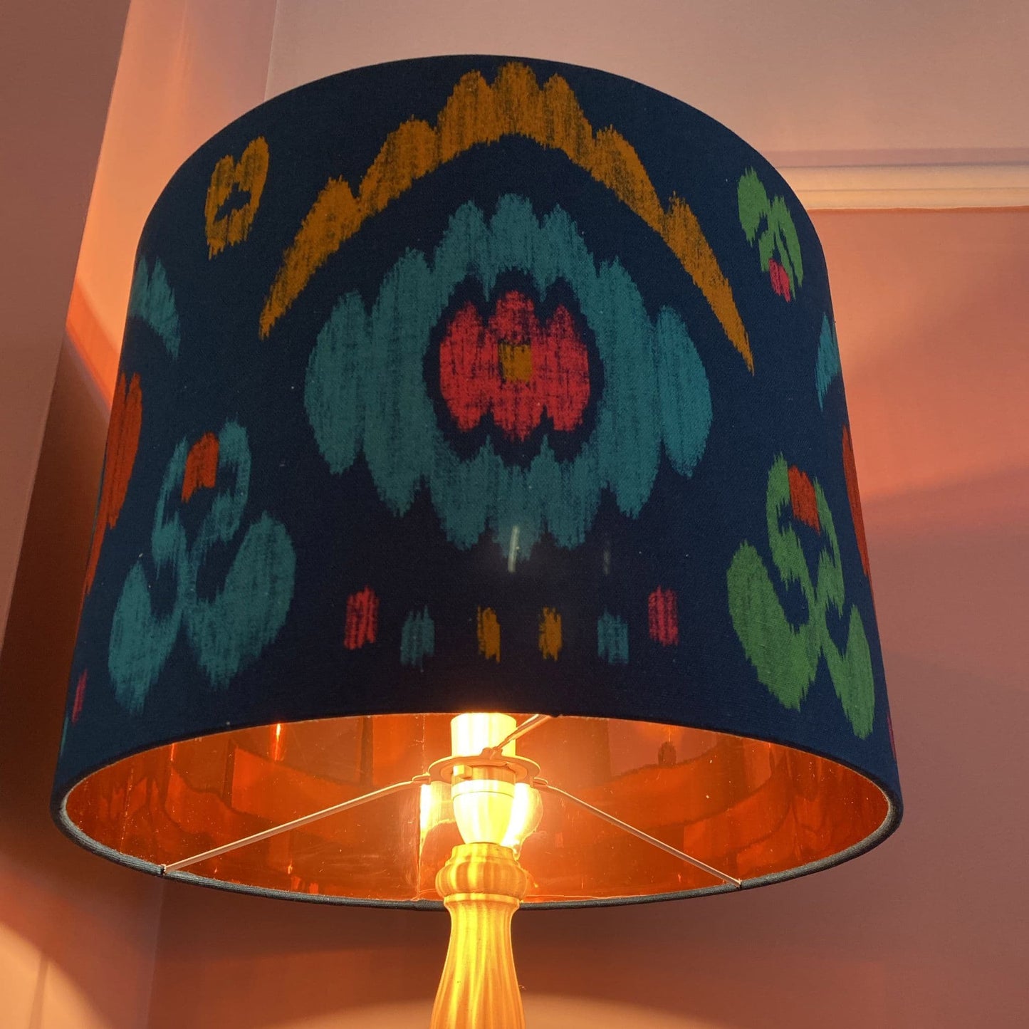 Sophia Ikat Drum Lamp Shade