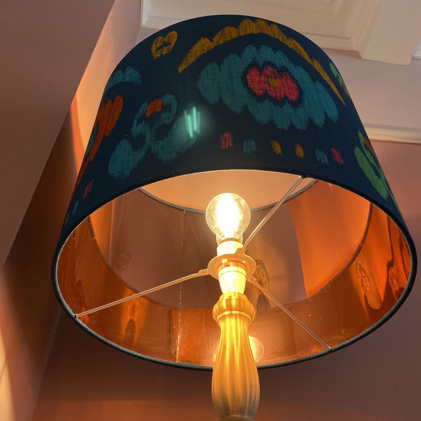 Sophia Ikat Drum Lamp Shade