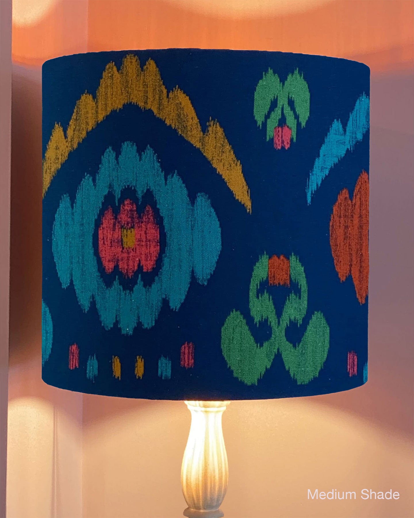 Sophia Ikat Drum Lamp Shade