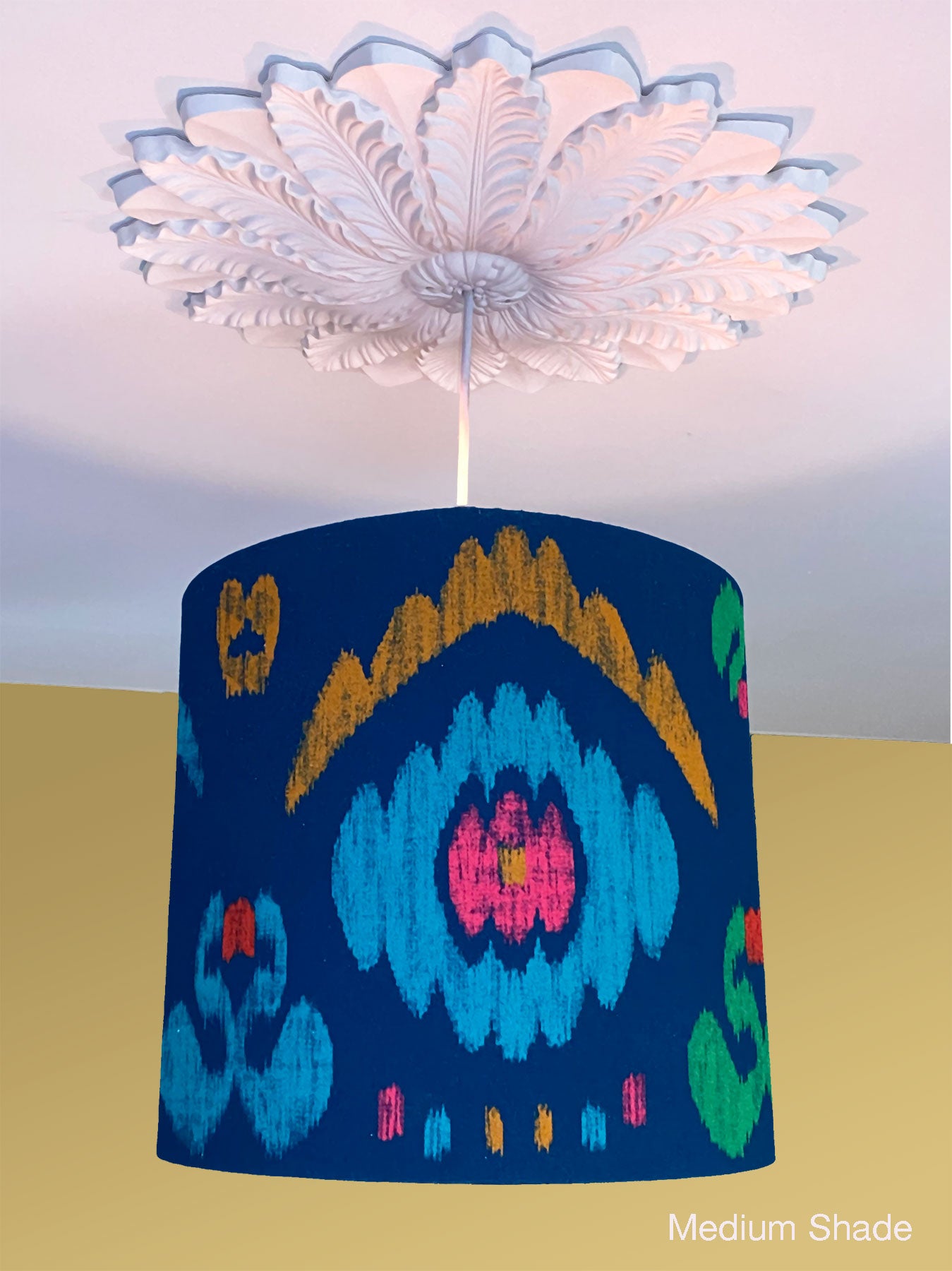 Sophia Ikat Drum Lamp Shade