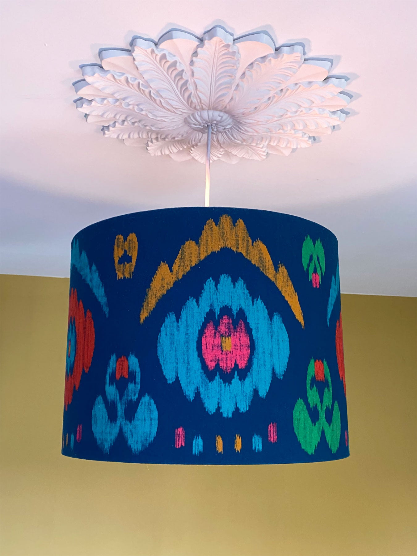 Sophia Ikat Drum Lamp Shade